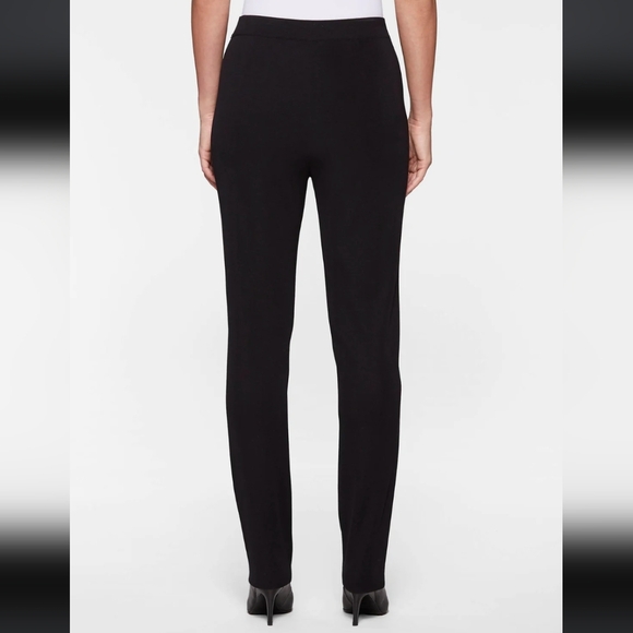 Misook Nancy Straight Leg Mylana Knit Pant Black Women's Small - Picture 2 of 9